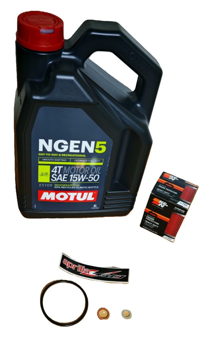 Pack Vidange RotaxV60 Motul NGEN5 15w50 Semi Synthetic 4L